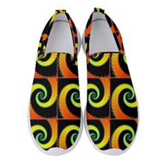 Spiral Seamless Pattern Women s Slip On Sneakers by Vaneshart