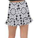 Seamless Pattern With Maple Leaves Fishtail Mini Chiffon Skirt View2