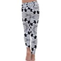 Seamless Pattern With Maple Leaves Kids  Lightweight Velour Classic Yoga Leggings View4