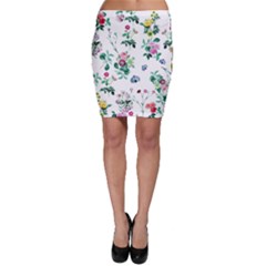 Leaves Green Aop Bodycon Skirt by Vaneshart