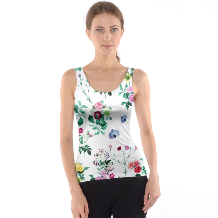 Leaves Green Aop Tank Top