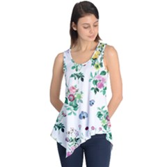 Leaves Green Aop Sleeveless Tunic by Vaneshart