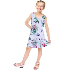 Leaves Green Aop Kids  Tunic Dress by Vaneshart