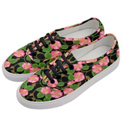 Roses Flowers Bud Women s Classic Low Top Sneakers by Vaneshart