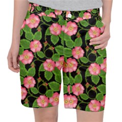 Roses Flowers Bud Pocket Shorts by Vaneshart