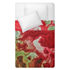 Abstract Stain Red Duvet Cover Double Side (single Size) by Vaneshart