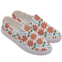 Vector Flower Floral Men s Canvas Slip Ons View3