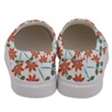 Vector Flower Floral Men s Canvas Slip Ons View4