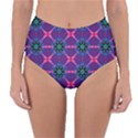 Seamless Wallpaper Art Reversible High-Waist Bikini Bottoms View1