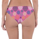 Abstract Seamless Pattern Graphic Pink Reversible Hipster Bikini Bottoms View4