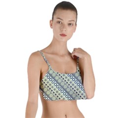 Abstract Seamless Pattern Graphic Layered Top Bikini Top 