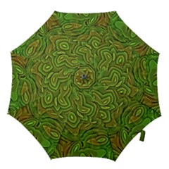 Background Abstract Green Hook Handle Umbrellas (small) by Vaneshart