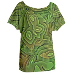 Background Abstract Green Women s Oversized Tee by Vaneshart