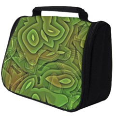 Background Abstract Green Full Print Travel Pouch (big) by Vaneshart