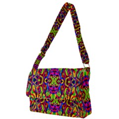 Abstract 35 Full Print Messenger Bag by ArtworkByPatrick