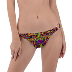 Abstract 35 Ring Detail Bikini Bottom