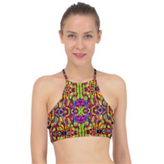 Abstract 35 Racer Front Bikini Top