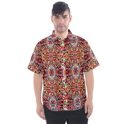 Abstract 32 Men s Short Sleeve Shirt by ArtworkByPatrick