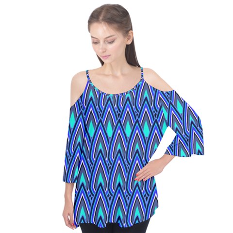 Teardrops In Blue Flutter Tees by bloomingvinedesign