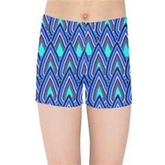 Teardrops In Blue Kids  Sports Shorts by bloomingvinedesign