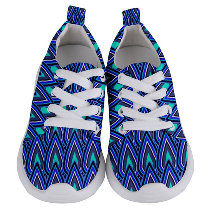 Teardrops In Blue Kids  Lightweight Sports Shoes