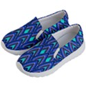 Teardrops In Blue Kids  Lightweight Slip Ons View2