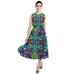 Abstract 39 1 Round Neck Boho Dress