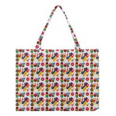 Pattern Patterns Construction Medium Tote Bag by Vaneshart