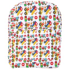 Pattern Patterns Construction Full Print Backpack by Vaneshart