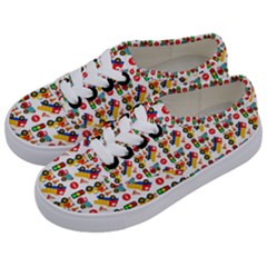 Pattern Patterns Construction Kids  Classic Low Top Sneakers by Vaneshart