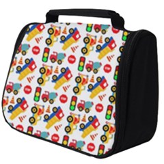 Pattern Patterns Construction Full Print Travel Pouch (big) by Vaneshart