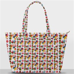 Pattern Patterns Construction Back Pocket Shoulder Bag 