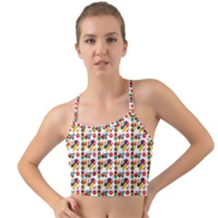 Pattern Patterns Construction Mini Tank Bikini Top