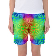 Pattern Colorful Abstract Women s Basketball Shorts by Vaneshart