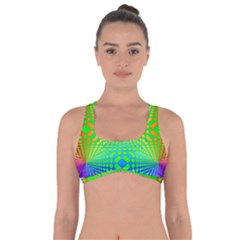 Pattern Colorful Abstract Got No Strings Sports Bra by Vaneshart