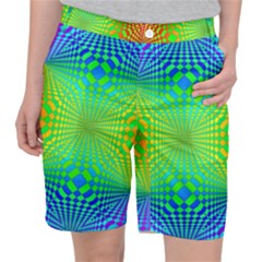 Pattern Colorful Abstract Pocket Shorts by Vaneshart