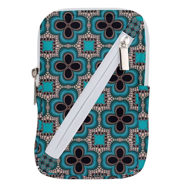 Seamless Wallpaper Pattern Belt Pouch Bag (Large)