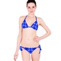 Seamless Fractal Blue Classic Bikini Set View3