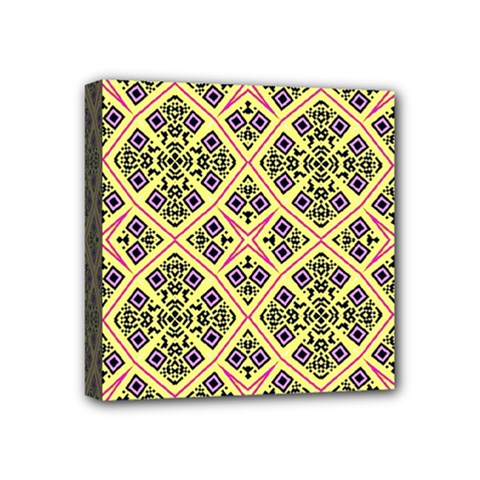 Seamless Wallpaper Geometric Mini Canvas 4  X 4  (stretched) by Vaneshart