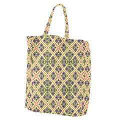 Seamless Wallpaper Geometric Giant Grocery Tote by Vaneshart