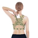 Seamless Wallpaper Geometric Sports Bra With Pocket View2