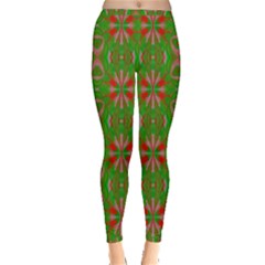 Seamless Wallpaper Digital Inside Out Leggings by Vaneshart