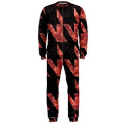 Fabric Pattern Dogstooth Onepiece Jumpsuit (men)  by Vaneshart