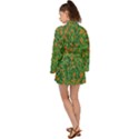 Carnations Flowers Seamless Long Sleeve Kimono View2