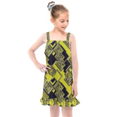 Seamless Pattern Background Kids  Overall Dress by Vaneshart