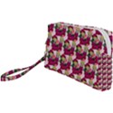 Thurs Pattern  Pink Wristlet Pouch Bag (Small) View1