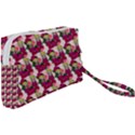 Thurs Pattern  Pink Wristlet Pouch Bag (Small) View2