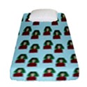 Girl With Green Hair Pattern Fitted Sheet (Single Size) View1