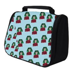 Girl With Green Hair Pattern Full Print Travel Pouch (small) by snowwhitegirl