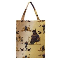 Anubis The Egyptian God Pattern Classic Tote Bag by FantasyWorld7